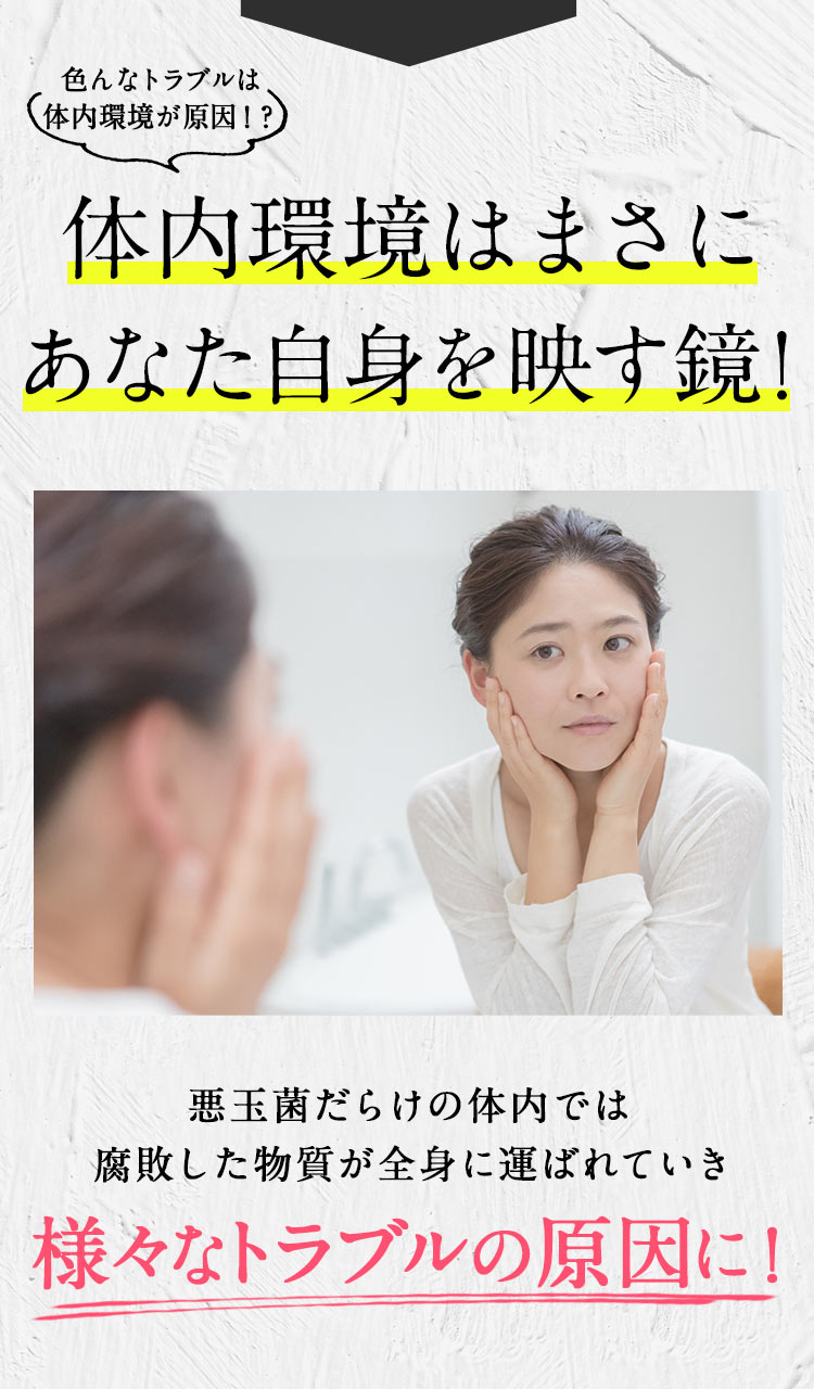 体内環境はまさにあなた自身を映す鏡
