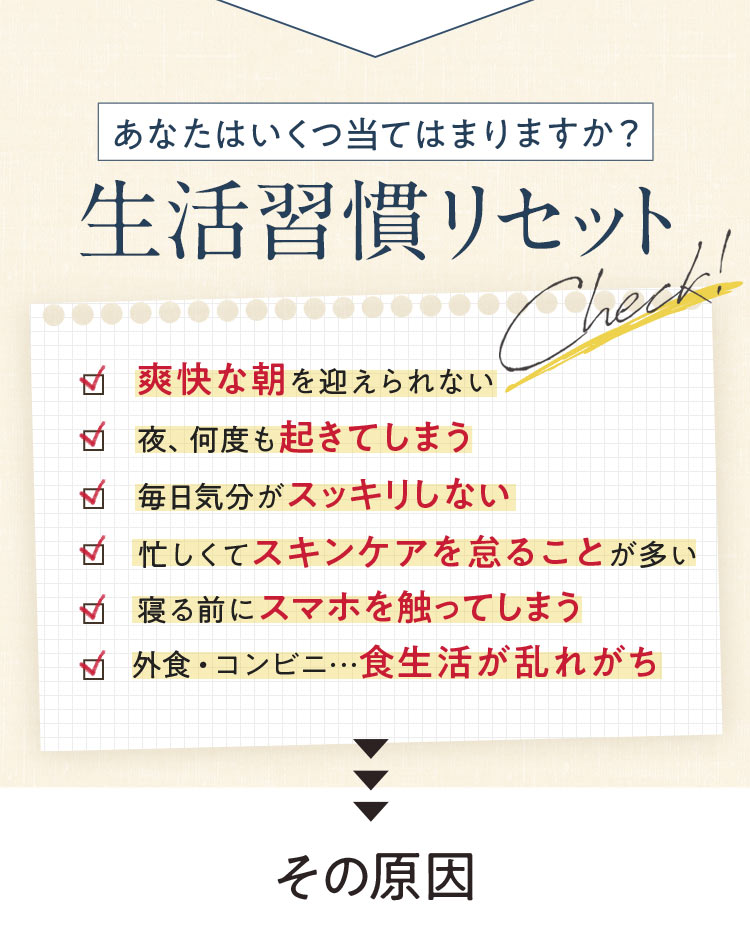 生活習慣リセット