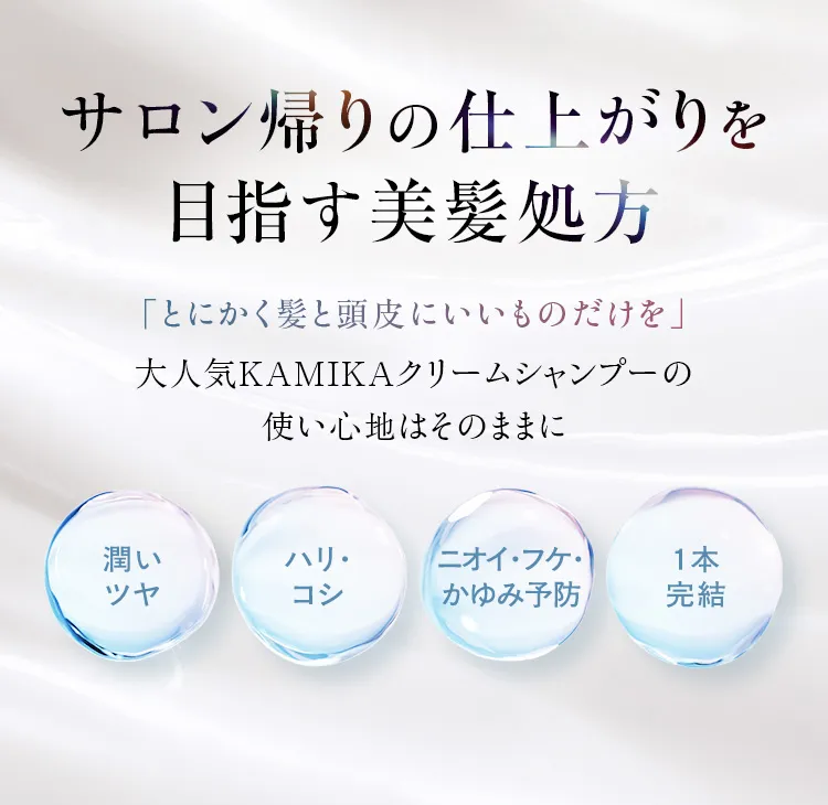 サロン品質の美髪処方